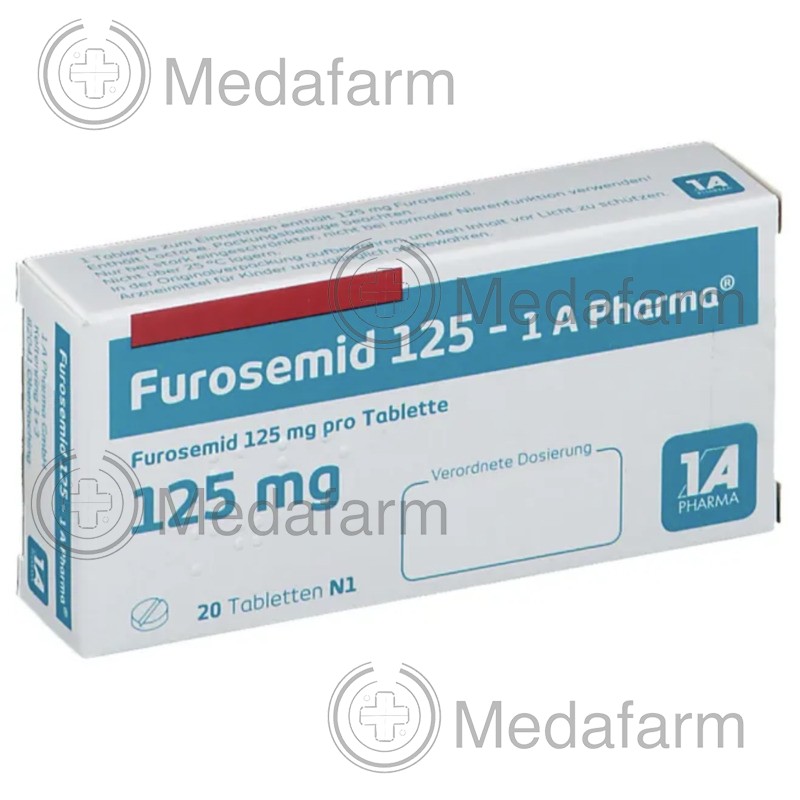 ФУРОСЕМИД / FUROSEMID 125 таблетки 20 шт
