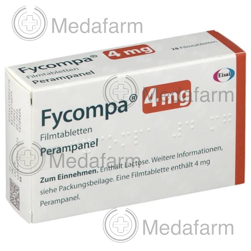 ФАЙКОМПА / FYCOMPA 4 мг табл. в/о 28 шт