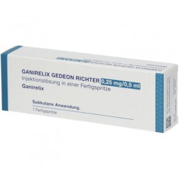 ГАНІРЕЛІКС / GANIRELIX 0,25мг р-н д/инъекц. 1 шт