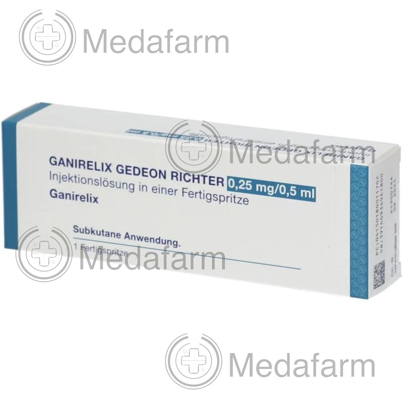 ГАНИРЕЛИКС / GANIRELIX 0,25мг р-н д/инъекц. 1 шт