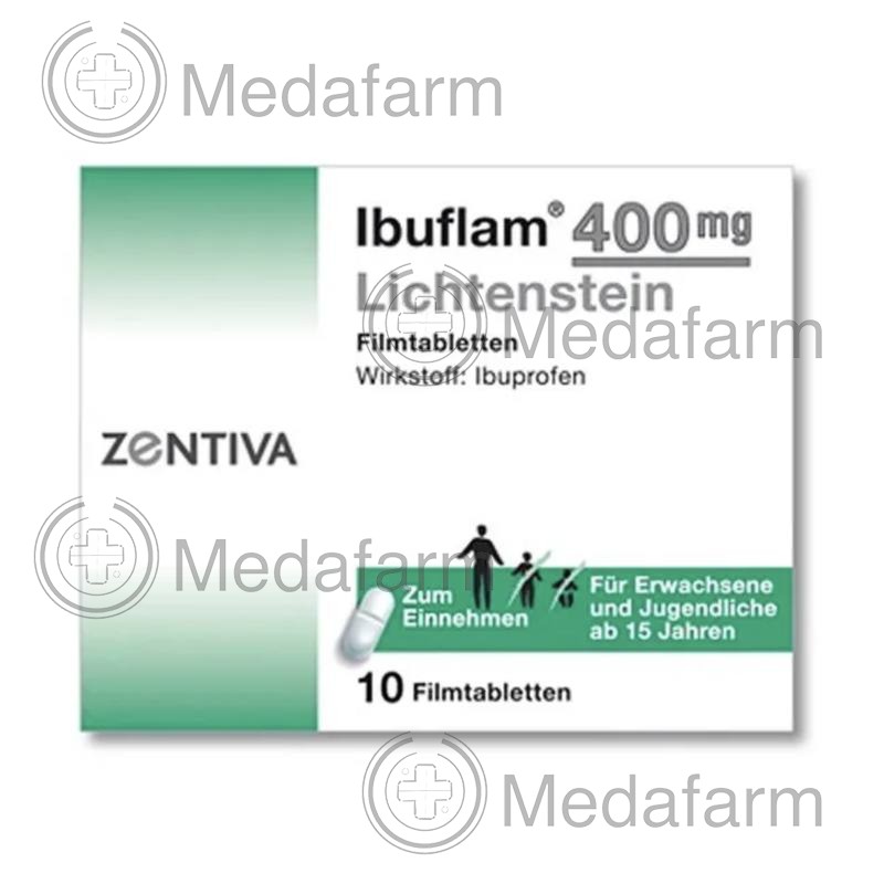 ІБУФЛАМ / IBUFLAM 400 мг табл. в/о 10 шт