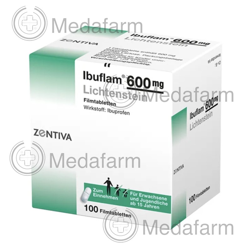 ІБУФЛАМ / IBUFLAM 600 мг табл. в/о 100 шт