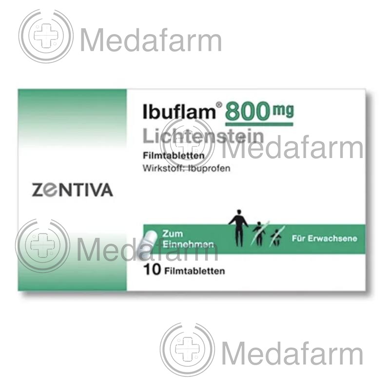 ІБУФЛАМ / IBUFLAM 800 мг табл. в/о 10 шт