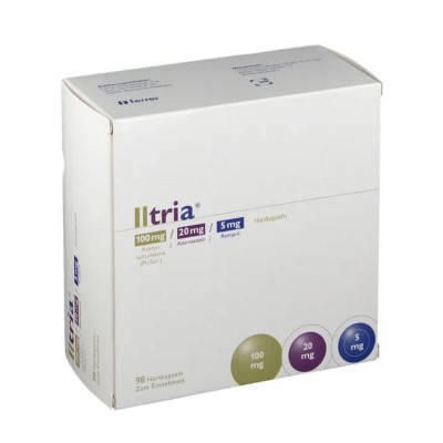 ІЛТРИЯ / ILTRIA 100 мг/20 мг/5 мг тв. капс. 98 шт