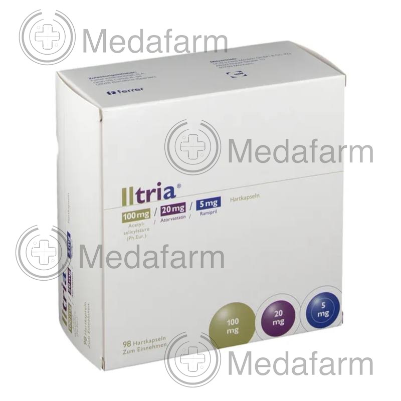 ІЛТРИЯ / ILTRIA 100 мг/20 мг/5 мг тв. капс. 98 шт