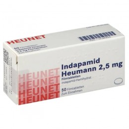 ІНДАПАМІД / INDAPAMID 2,5 мг табл. в/о 50 шт