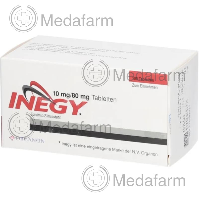 ІНЕДЖІ / INEGY 10 мг/80 мг таблетки 100 шт
