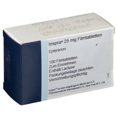 ИНСПРА / INSPRA 25 мг табл. п/о. 100 шт