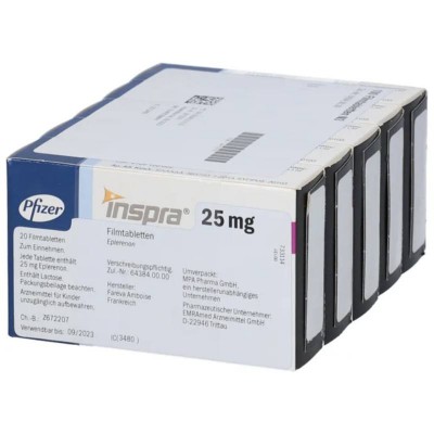 ІНСПРА / INSPRA 25 мг табл. в/о 100 шт