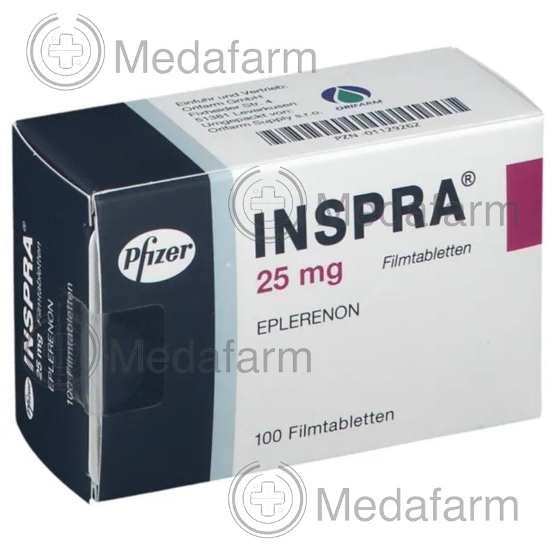 ІНСПРА / INSPRA 25 мг табл. в/о 100 шт