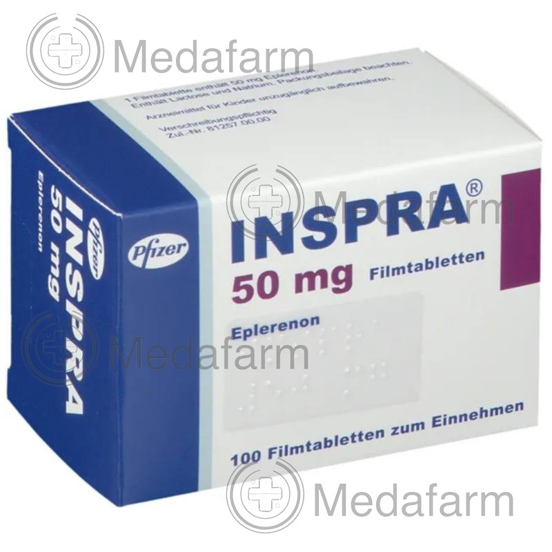 ИНСПРА / INSPRA 50 мг табл. п/о. 100 шт
