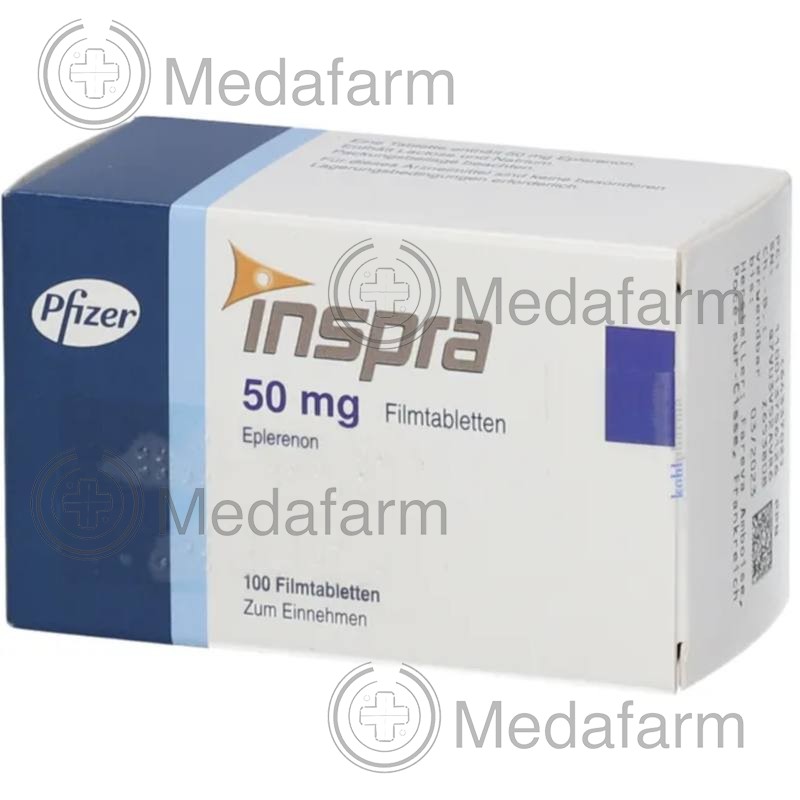 ИНСПРА / INSPRA 50 мг табл. п/о. 100 шт