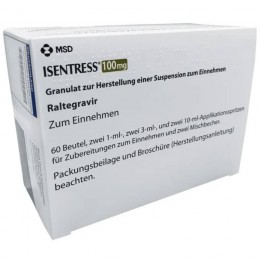 ИСЕНТРЕСС / ISENTRESS 100 мг гран. д/пригот. сусп. орал. 60 шт