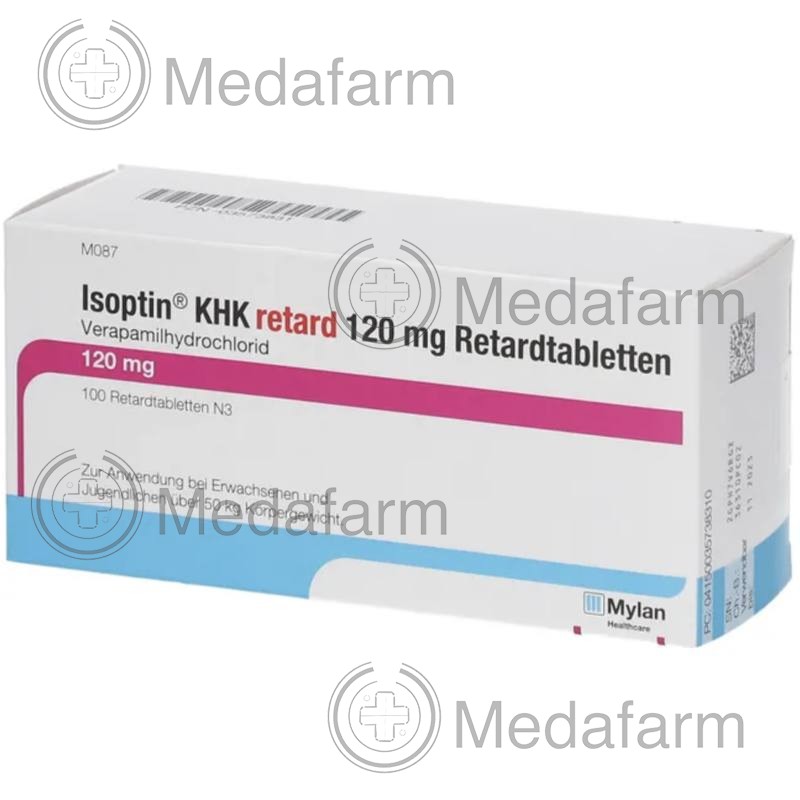 ІЗОПТИН / ISOPTIN 120 мг табл. пролонг. 100 шт