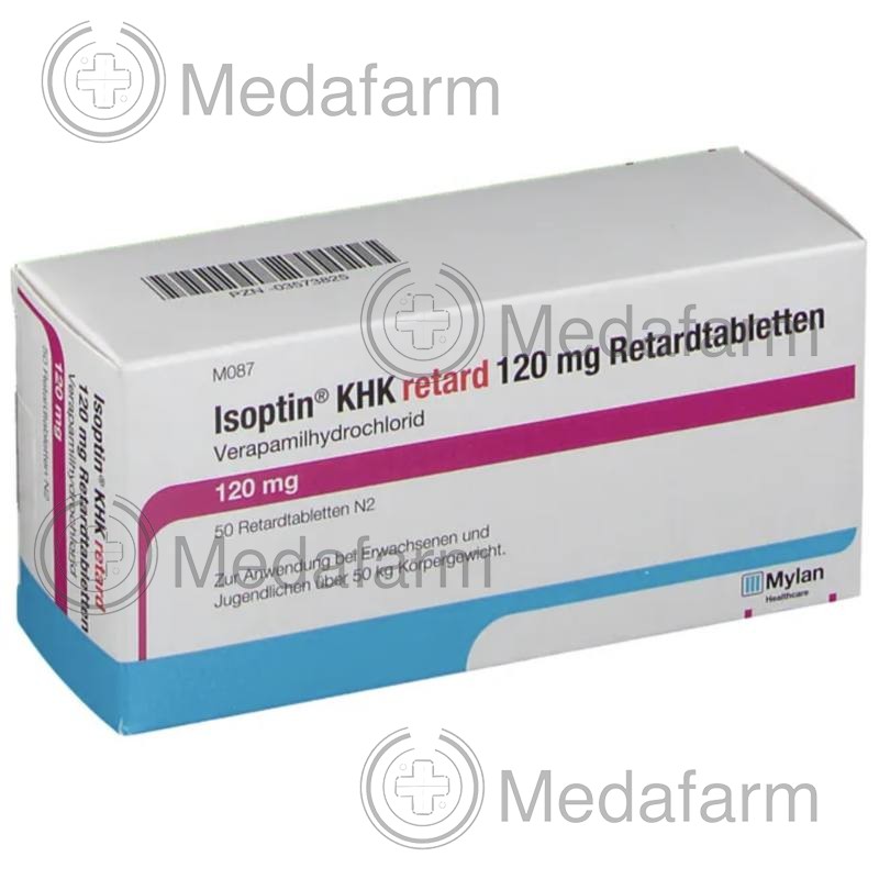 ІЗОПТИН / ISOPTIN 120 мг табл. пролонг. 50 шт