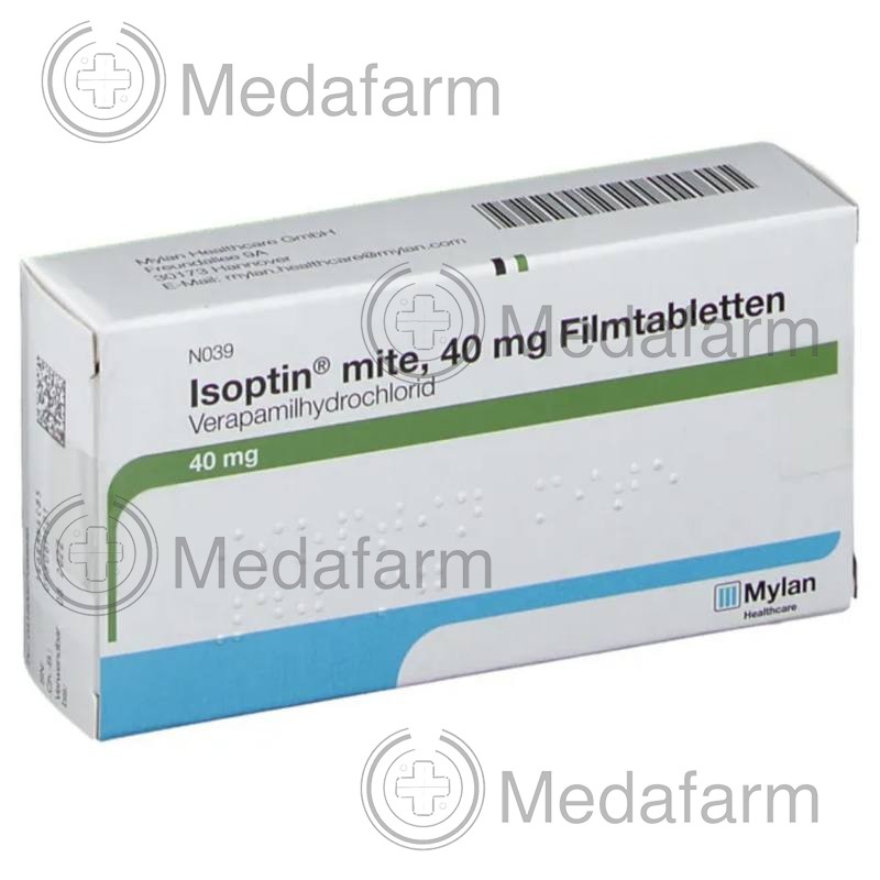 ІЗОПТИН / ISOPTIN 40 мг табл. в/о 50 шт