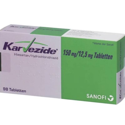 КАРВЕЗИД / KARVEZIDE 150 мг/12,5 мг таблетки 98 шт