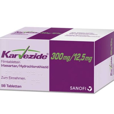 КАРВЕЗИД / KARVEZIDE 300 мг/12,5 мг табл. п/о. 98 шт
