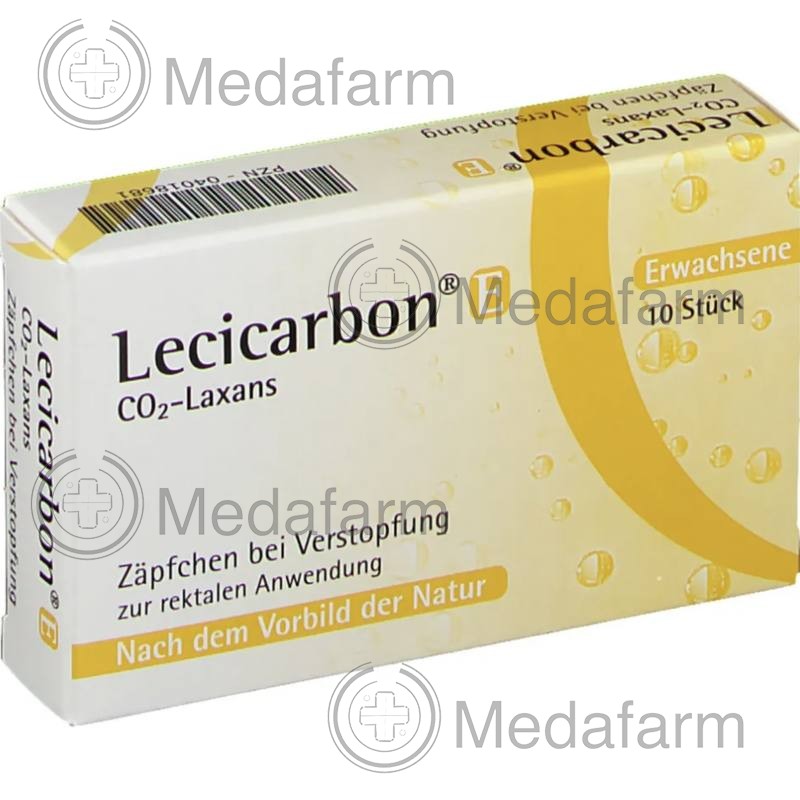 ЛЕЦИКАРБОН / LECICARBON E CO2 суппозитории для взрослых 10 шт