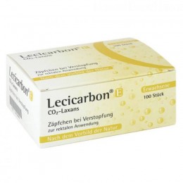 ЛЕЦИКАРБОН / LECICARBON E CO2 суппозитории для взрослых 100 шт