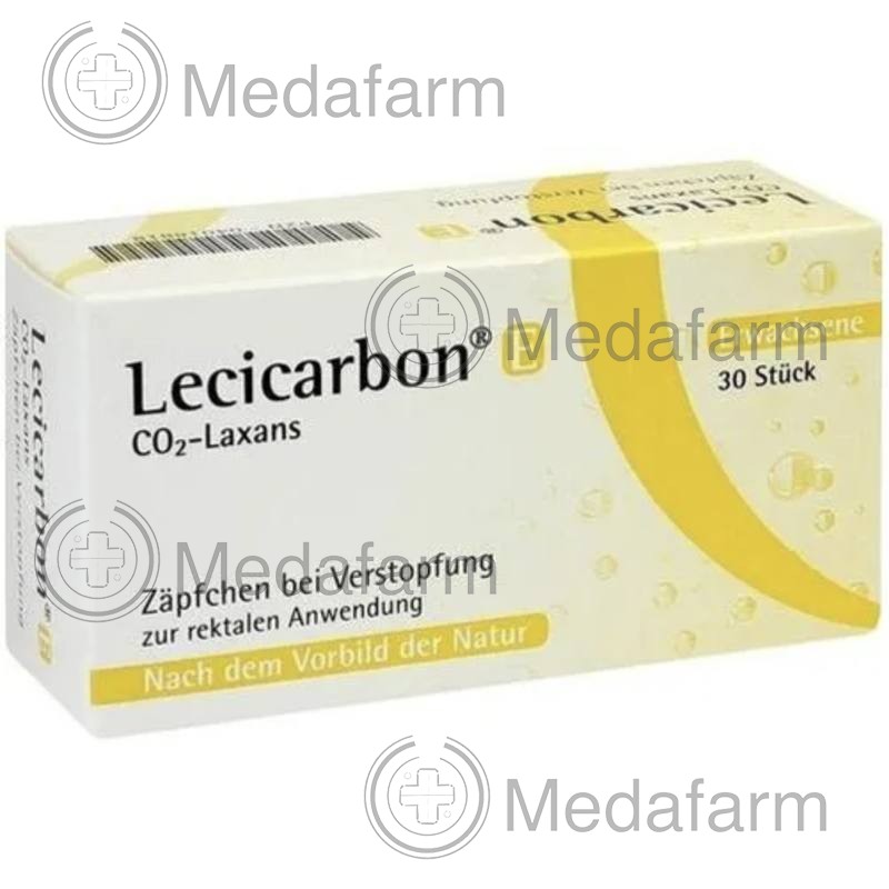 ЛЕЦИКАРБОН / LECICARBON E CO2 суппозитории для взрослых 30 шт