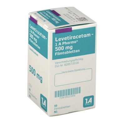 ЛЕВЕТИРАЦЕТАМ / LEVETIRACETAM 500 мг табл. в/о 50 шт