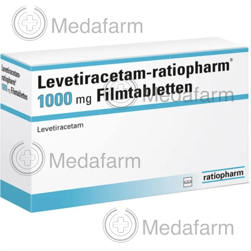 ЛЕВЕТИРАЦЕТАМ / LEVETIRACETAM 1000 мг табл. п/о. 200 шт