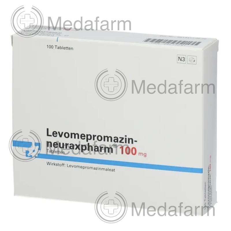 ЛЕВОМЕПРОМАЗИН / LEVOMEPROMAZIN 100 мг таблетки 100 шт