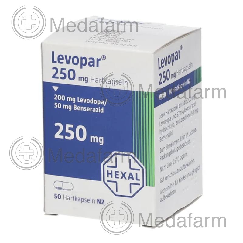 ЛЕВОПАР / LEVOPAR 250 мг тв. капс. 50 шт