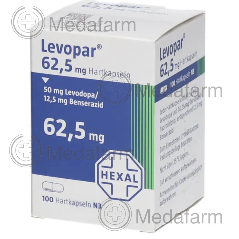 ЛЕВОПАР / LEVOPAR 62,5 мг тв. капс. 100 шт