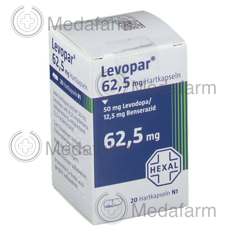 ЛЕВОПАР / LEVOPAR 62,5 мг тв. капс. 20 шт
