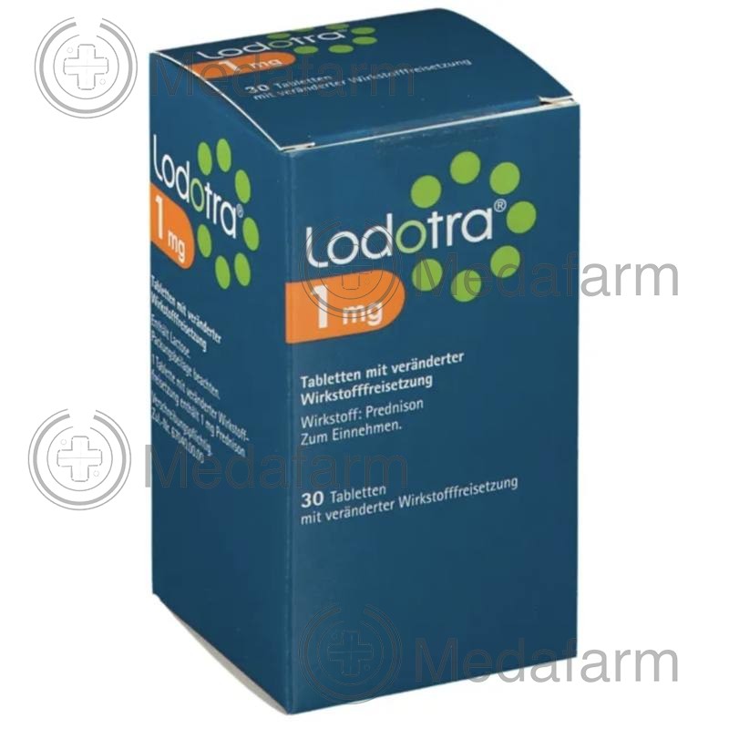 ЛОДОТРА / LODOTRA 1 мг таблетки модифікованого вивільнення 30 шт