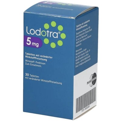 ЛОДОТРА / LODOTRA 5 мг таблетки модифікованого вивільнення 30 шт