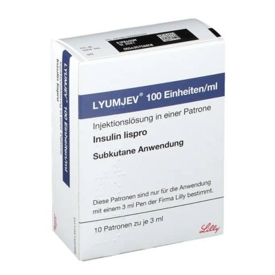 ЛЮМДЖЕВ / LYUMJEV 100 E/ml р-н д/инъекц. 10x3 мл