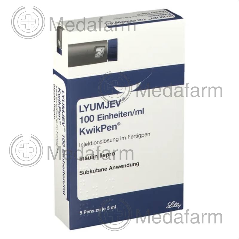 ЛЮМДЖЕВ / LYUMJEV 100 E/ml р-н д/инъекц. 5x3 мл