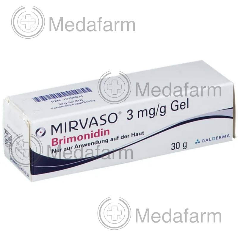 МІРВАЗО / MIRVASO 3 мг/g гель 30 г