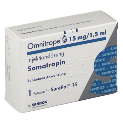 ОМНІТРОП / OMNITROPE 15 мг/1,5 мл р-н д/инъекц. 1 шт
