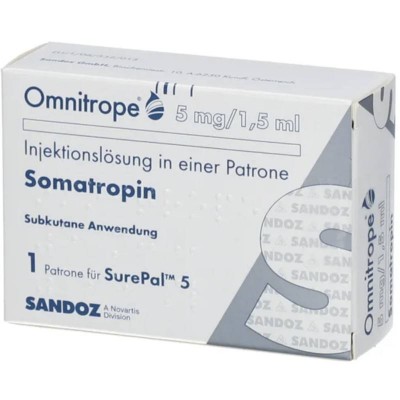 ОМНІТРОП / OMNITROPE 5 мг/1,5 мл р-н д/инъекц. 1 шт