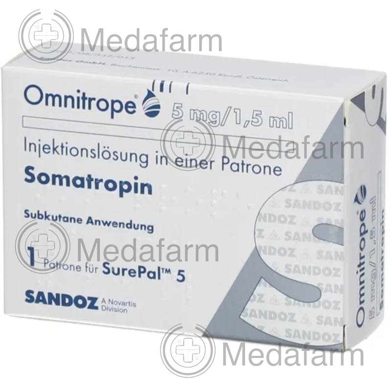 ОМНИТРОП / OMNITROPE 5 мг/1,5 мл р-н д/инъекц. 1 шт