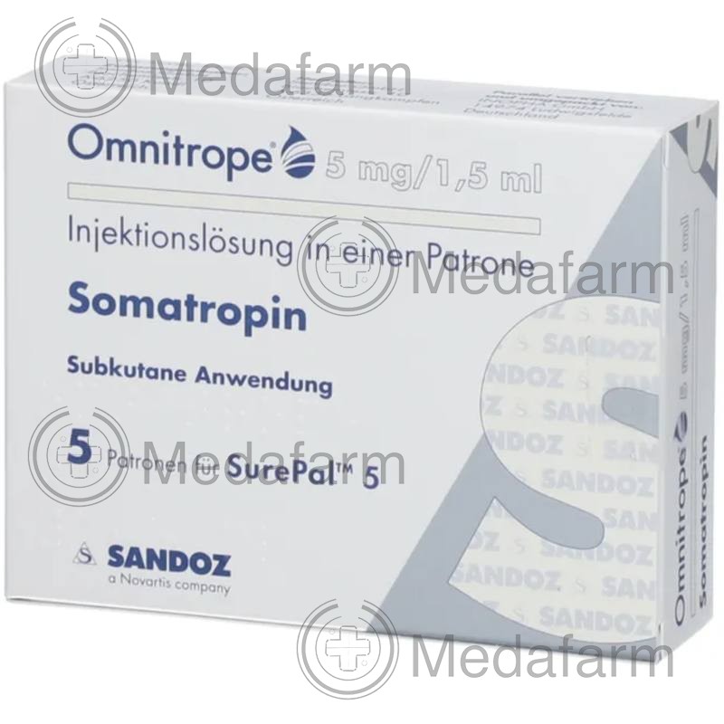 ОМНІТРОП / OMNITROPE 5 мг/1,5 мл р-н д/инъекц. 5 шт