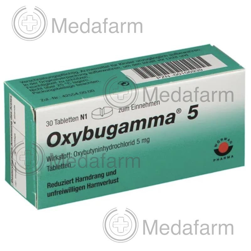 ОКСИБУГАММА / OXYBUGAMMA 5 таблетки 30 шт