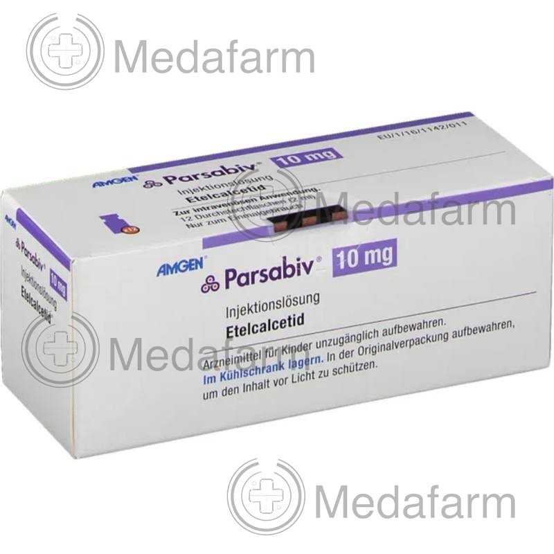 ПАРСАБИВ / PARSABIV 10 мг р-н д/инъекц. 12 шт