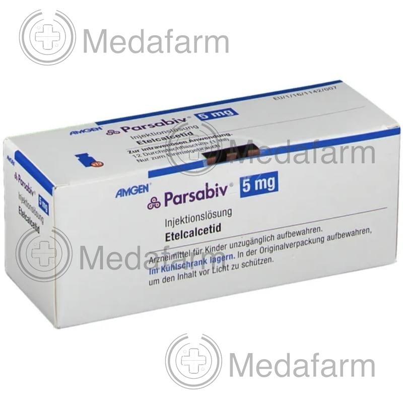 ПАРСАБИВ / PARSABIV 5 мг р-н д/инъекц. 12 шт