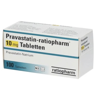 ПРАВАСТАТИН / PRAVASTATIN 10 мг таблетки 100 шт