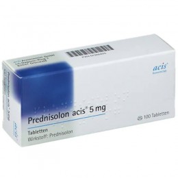 ПРЕДНИЗОЛОН АЦИС / PREDNISOLON ACIS 5 мг таблетки 100 шт
