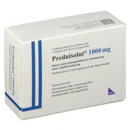 ПРЕДНИЗОЛЮТ / PREDNISOLUT 1000 мг порошок и растворитель для инъекций 1 шт