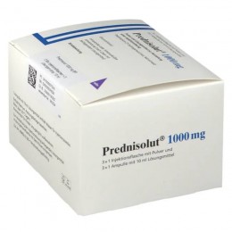 ПРЕДНИЗОЛЮТ / PREDNISOLUT 1000 мг порошок и растворитель для инъекций 3 шт
