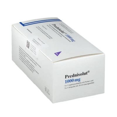 ПРЕДНІЗОЛЮТ / PREDNISOLUT 1000 мг порошок та розчинник для ін'єкцій 5 шт