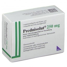 ПРЕДНИЗОЛЮТ / PREDNISOLUT 250 мг порошок и растворитель для инъекций 1 шт