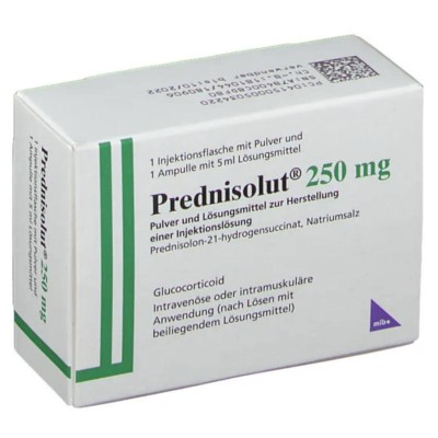 ПРЕДНИЗОЛЮТ / PREDNISOLUT 250 мг порошок и растворитель для инъекций 1 шт
